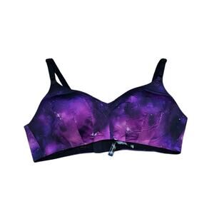 Torrid Curve Galaxy Print Sports Bra Athletic Yoga 42C